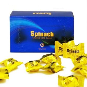 Spinach Hanma Jintang, Hanma Jintang thế hệ thứ tư, kẹo nhân sâm, kẹo năng lượng, nhập khẩu từ Malaysia, 30 viên